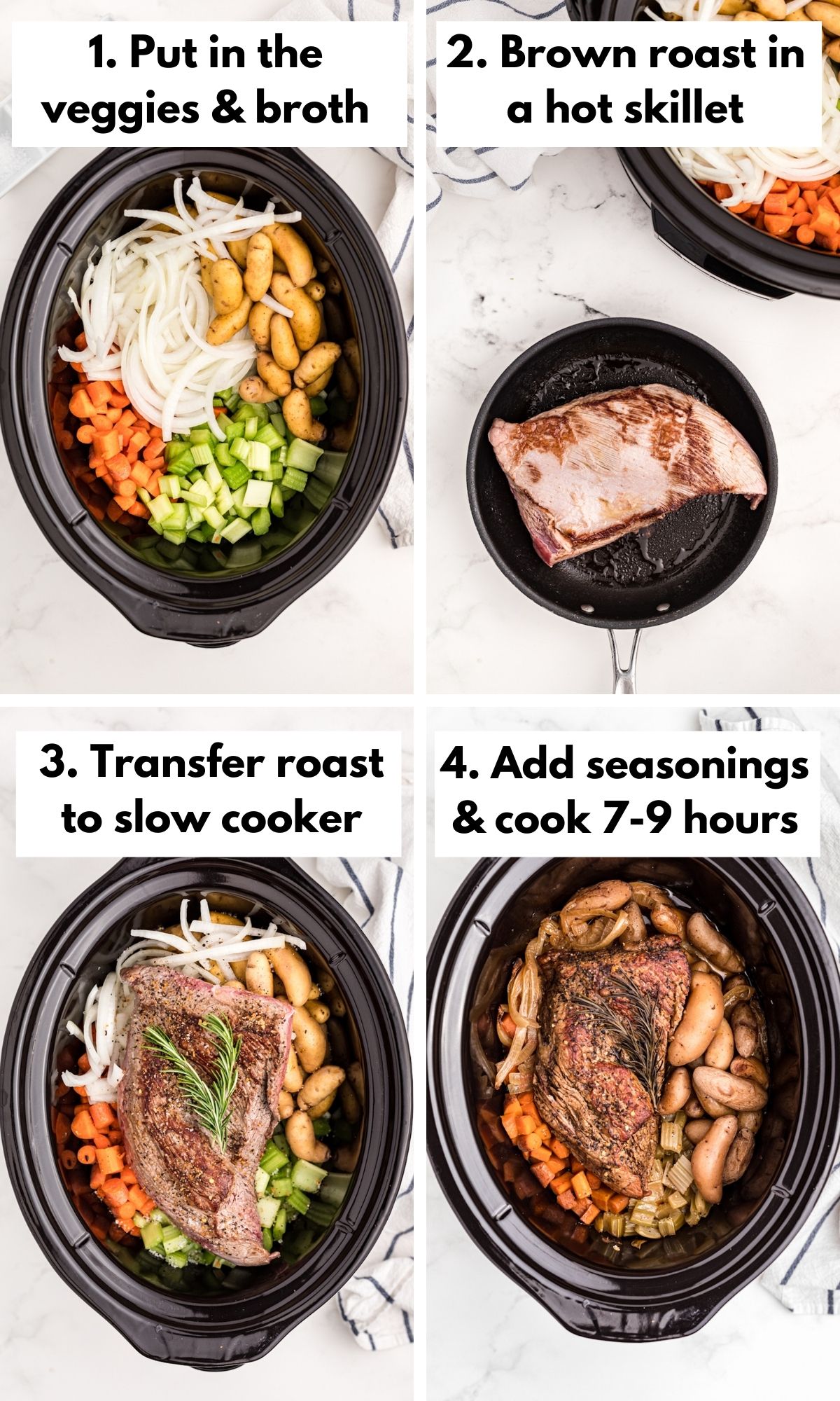 How to cook a tri tip in the slow cooker.