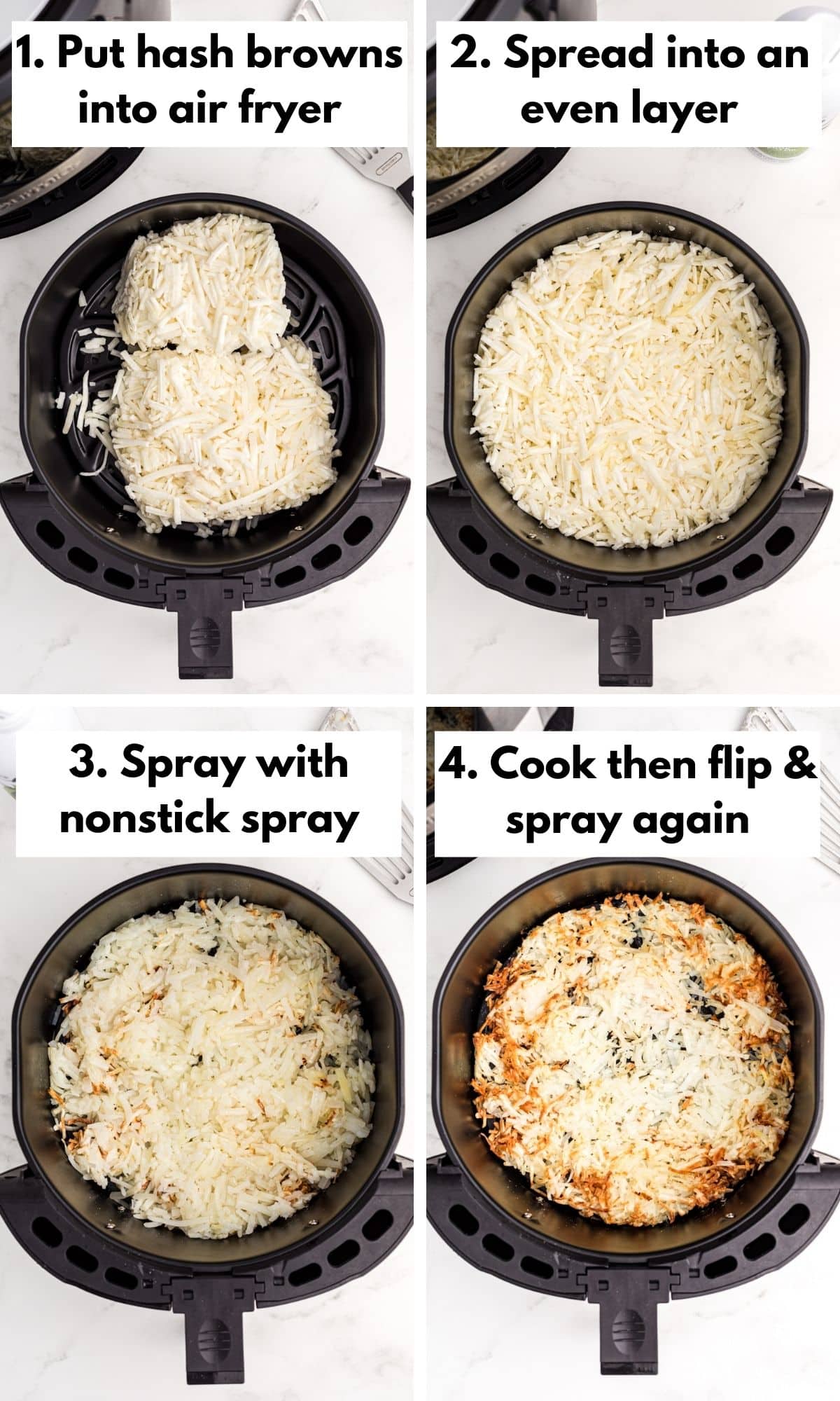 How to Cook Frozen Hash Browns Perfectly in the Air Fryer