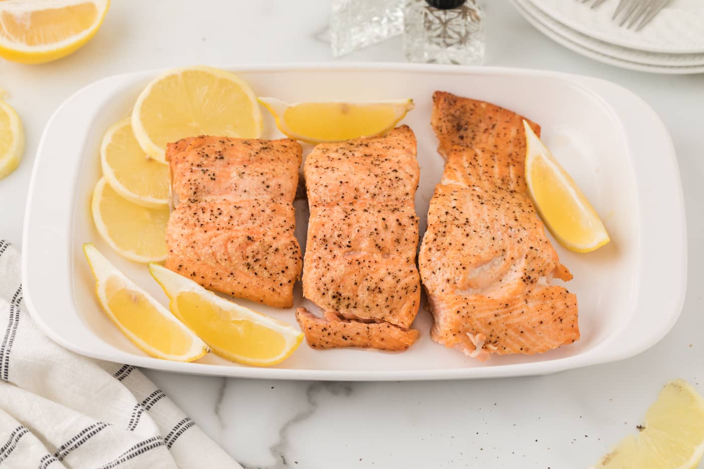 Air Fryer Bacon Salmon (guilt free eating + easy clean up) – Roamilicious