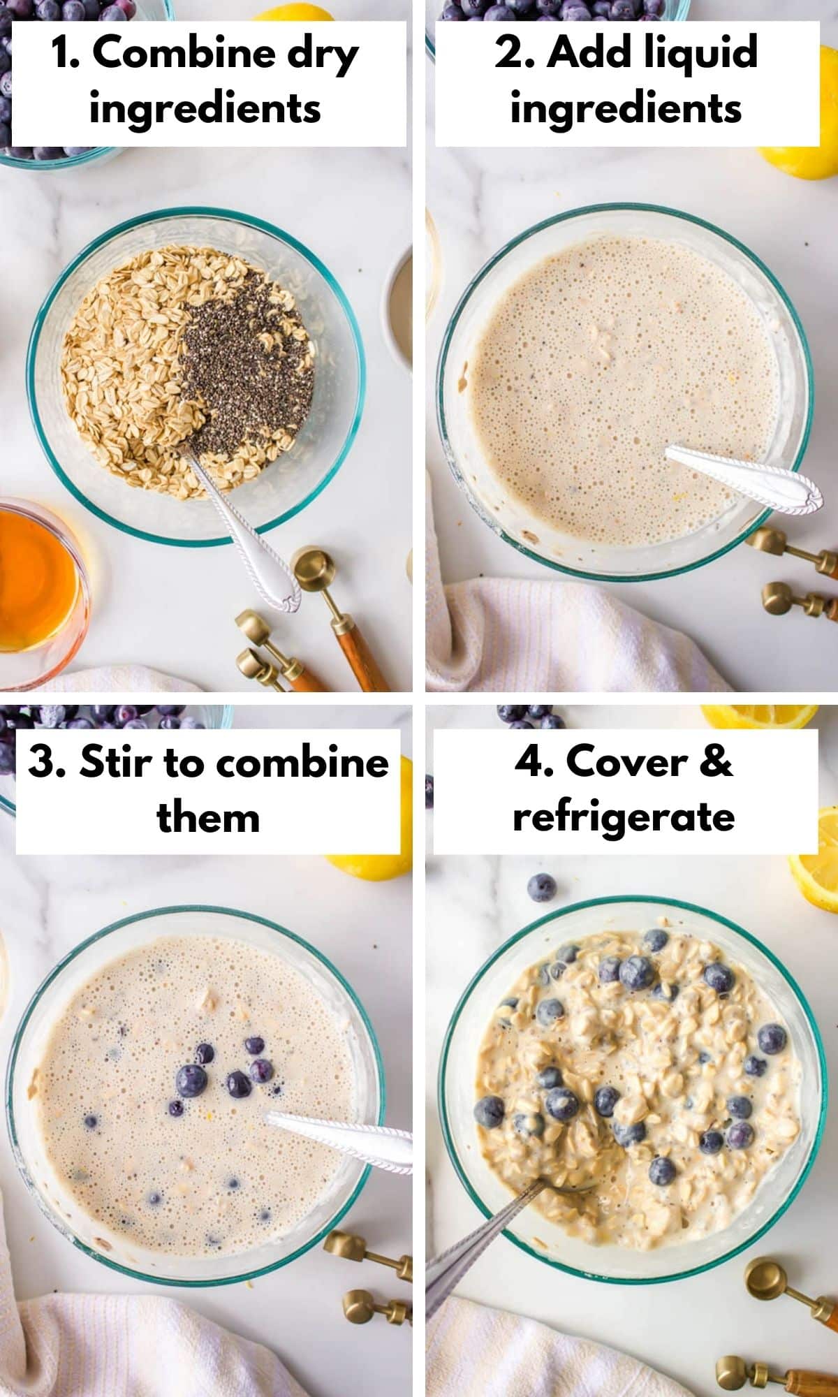 How to make overnight protein oats.