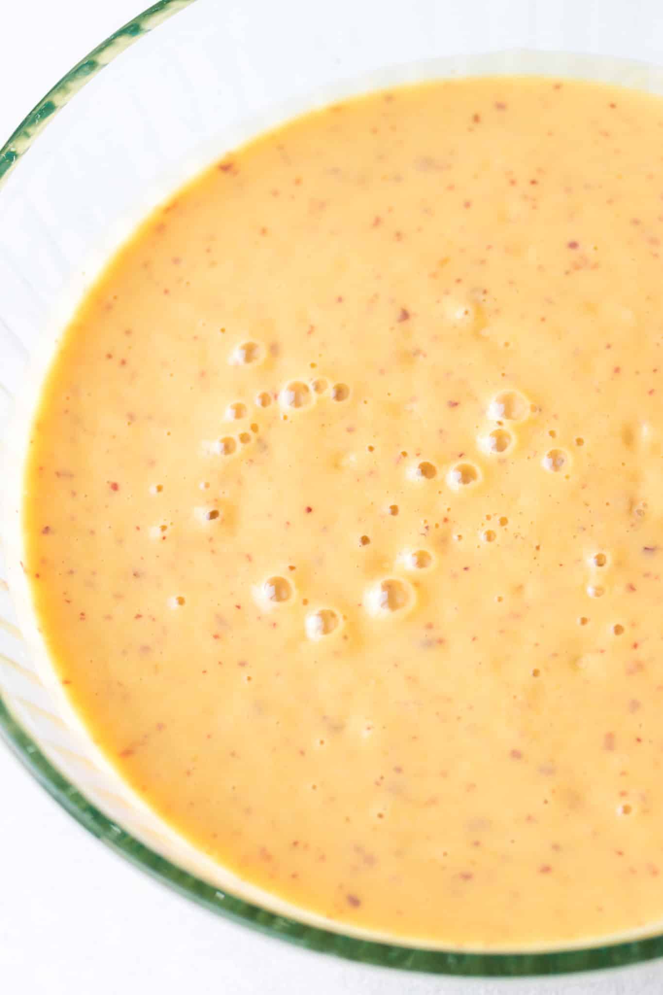 ice cream mixture in a bowl