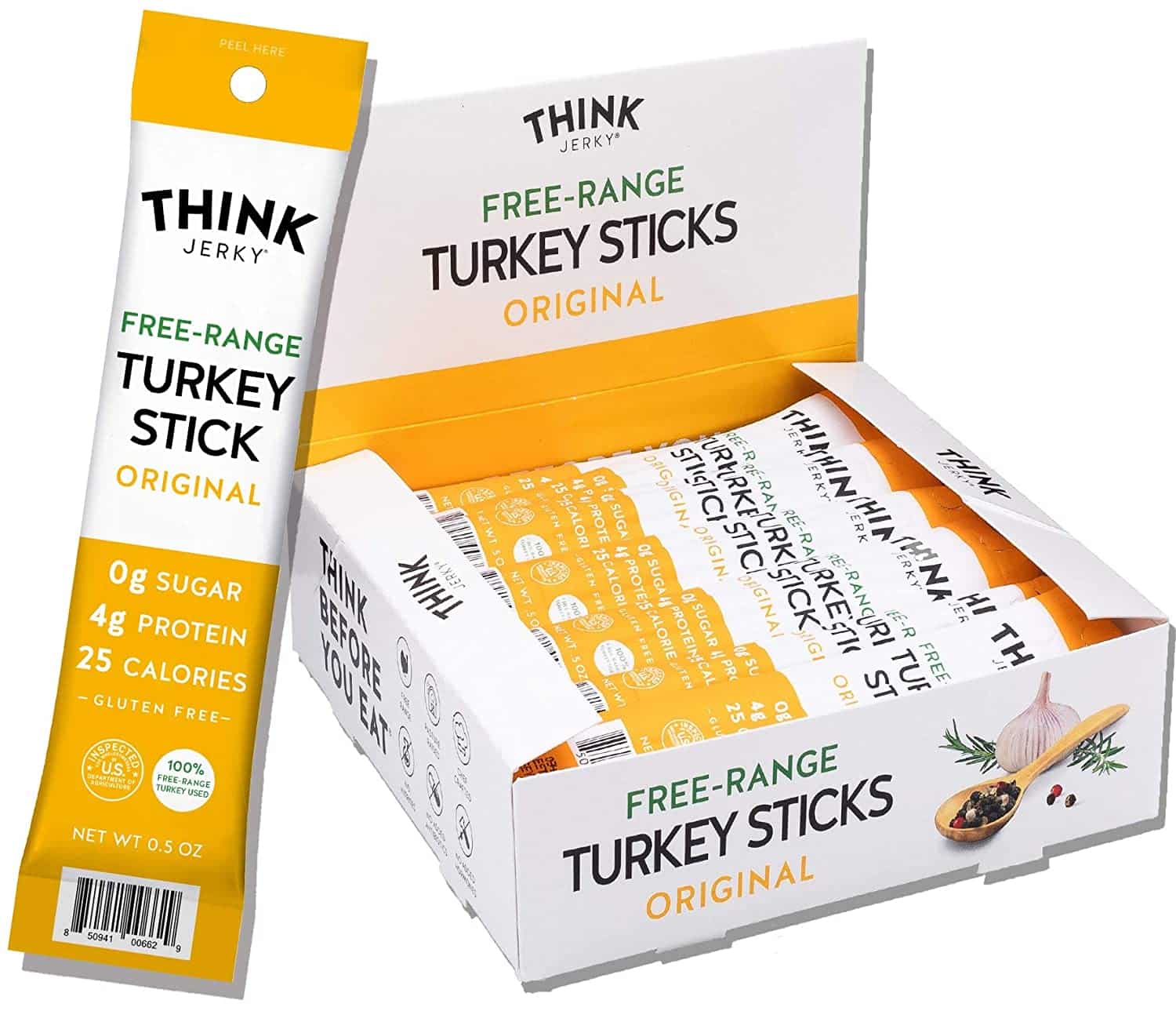 think free range turkey sticks.