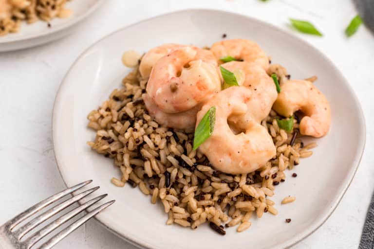 creamy coconut shrimp.