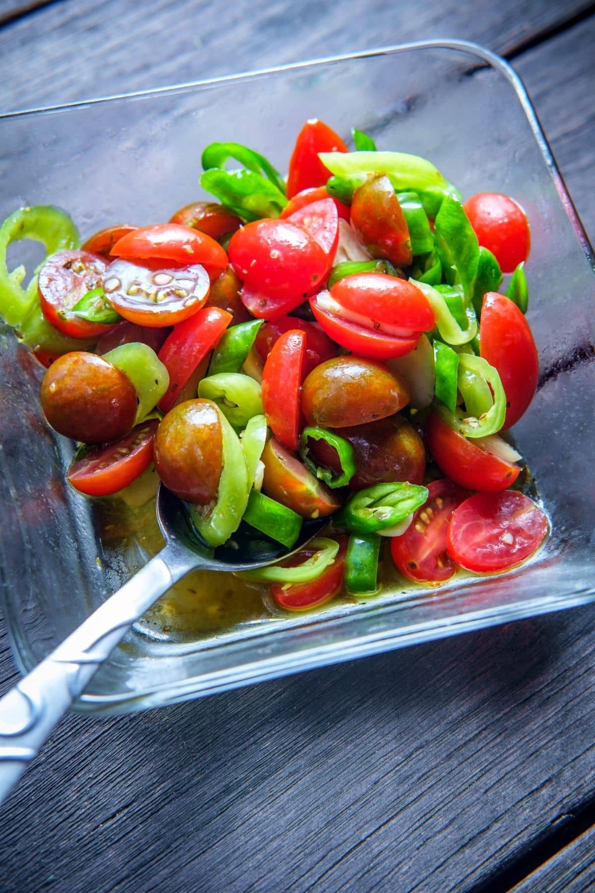 grape tomato salad.