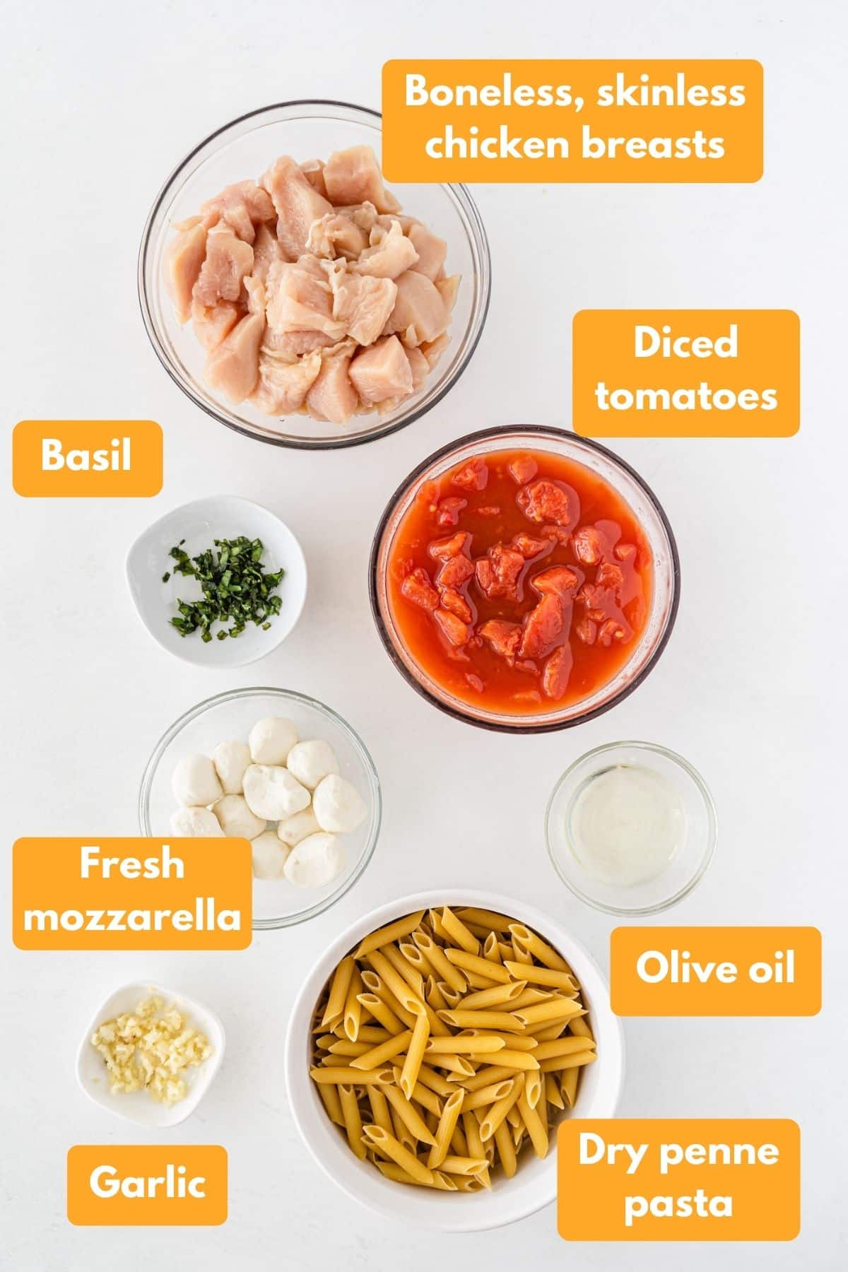 ingredients for cheesecake factory's tomato basil pasta