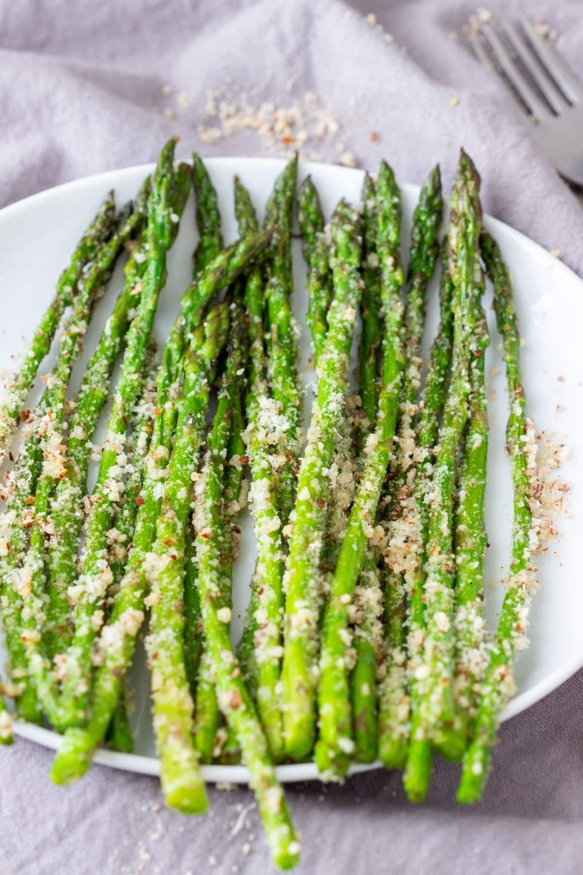 roasted asparagus.