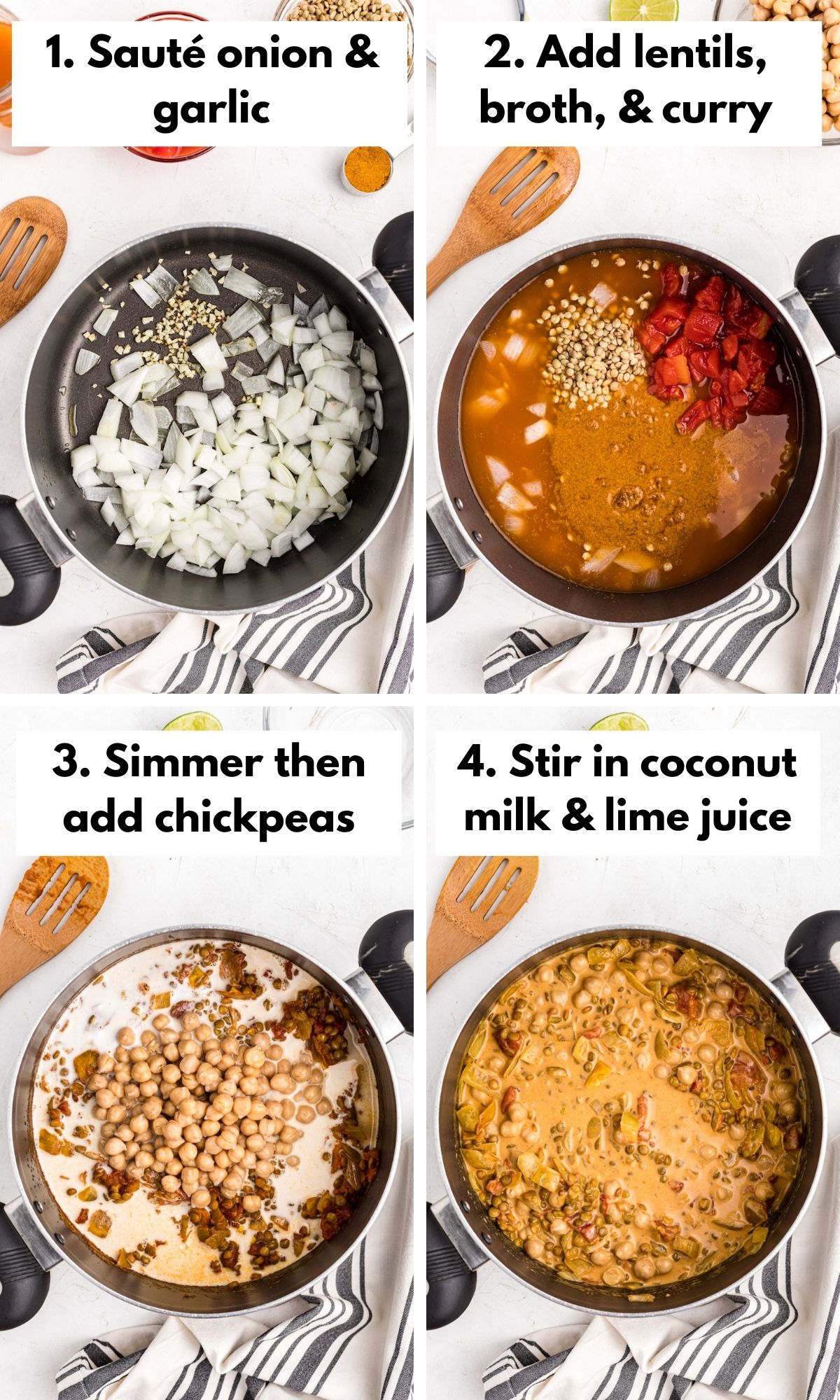 how to make chickpea curry 