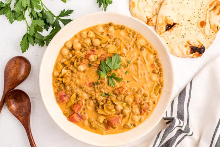 chickpea lentil curry.
