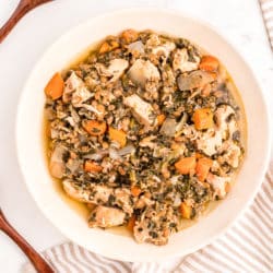 slow cooker chicken stew with lentils