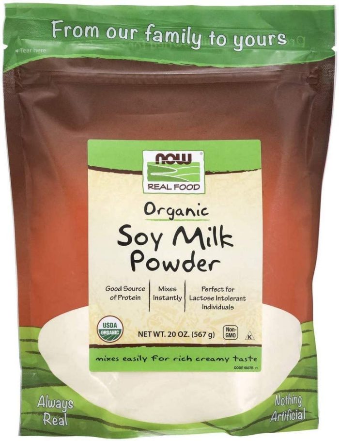 now foods organic soy milk powder