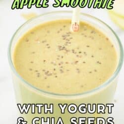 spinach apple banana smoothie pin.