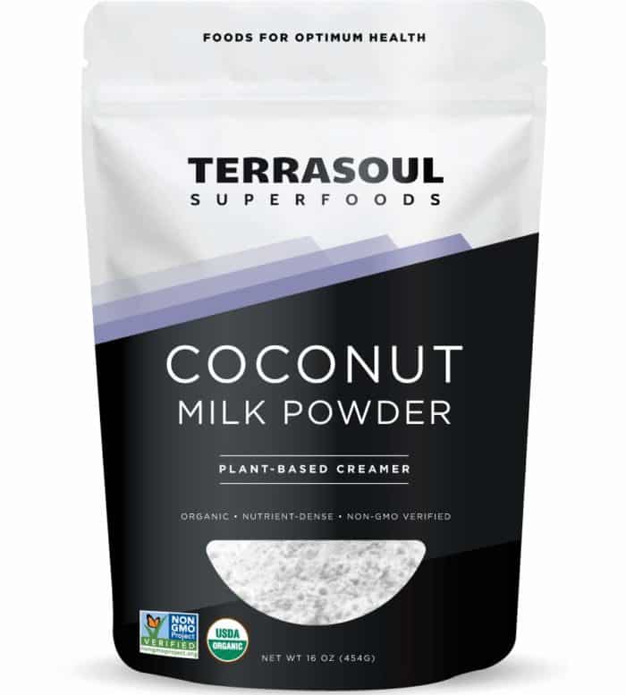 terrasoul superfoods organic coconut milk powder