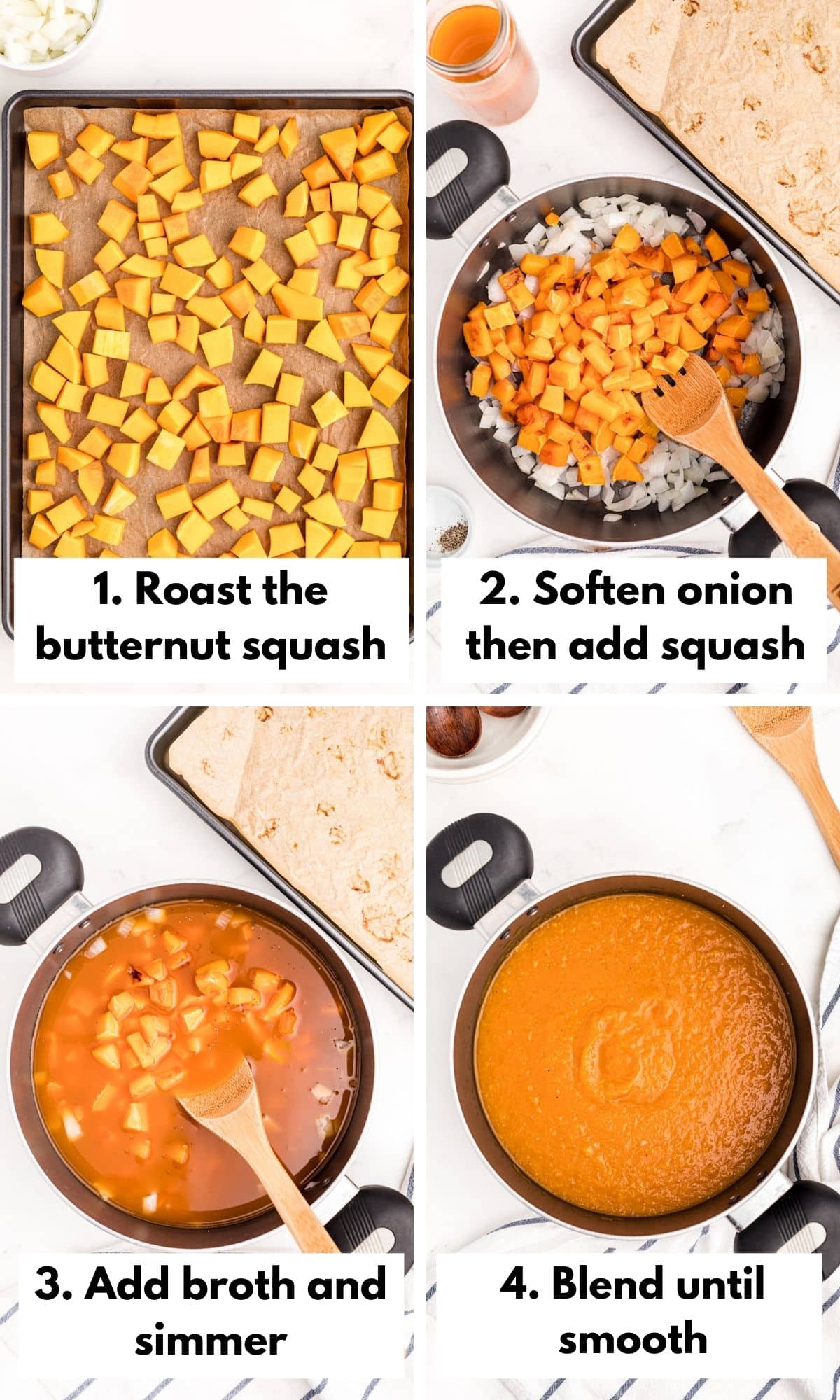 how to make butternut squash soup.