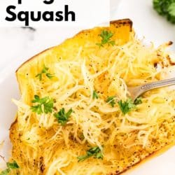 cooked spaghetti squash