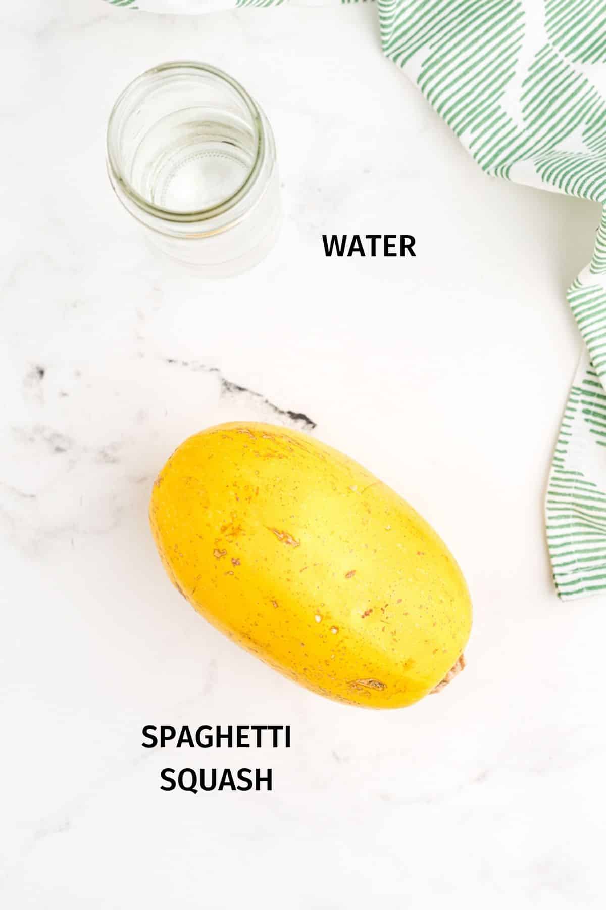 ingredients for instant pot spaghetti squash