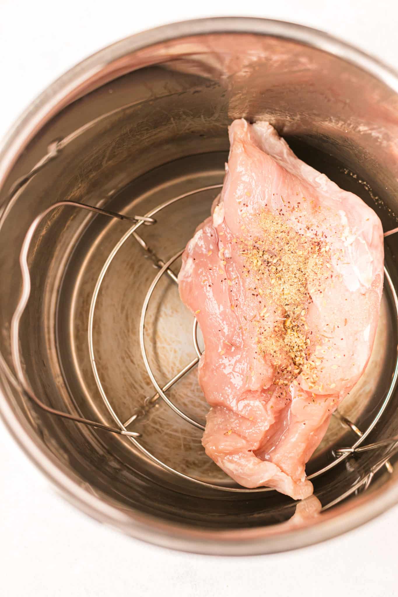boneless turkey breast inside of instant pot