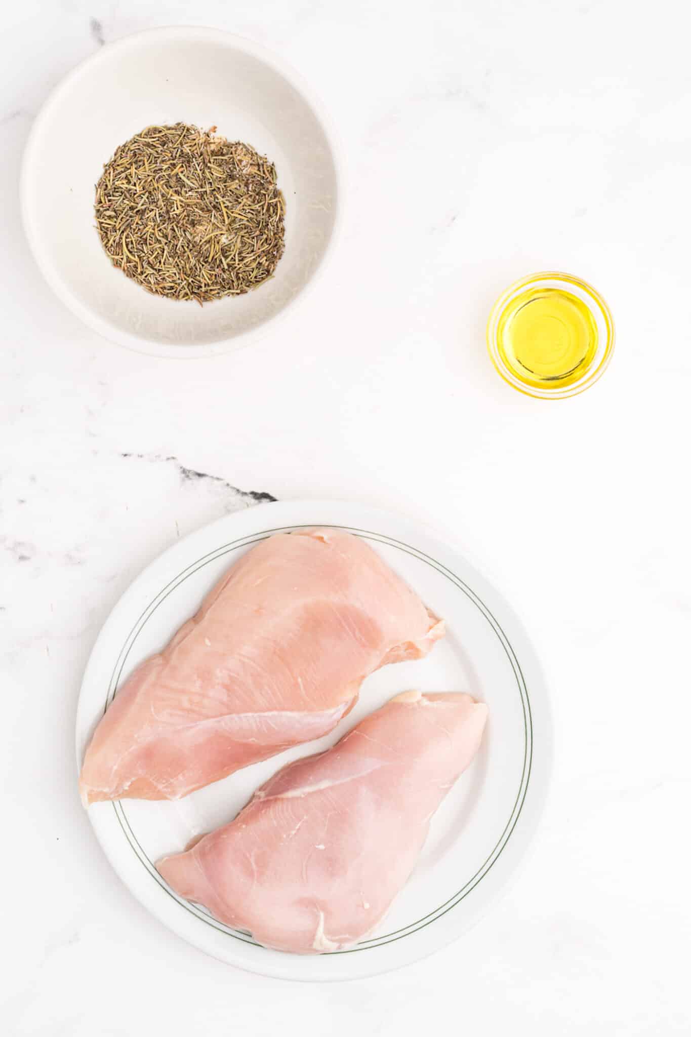 turkey tenderloins on plate.