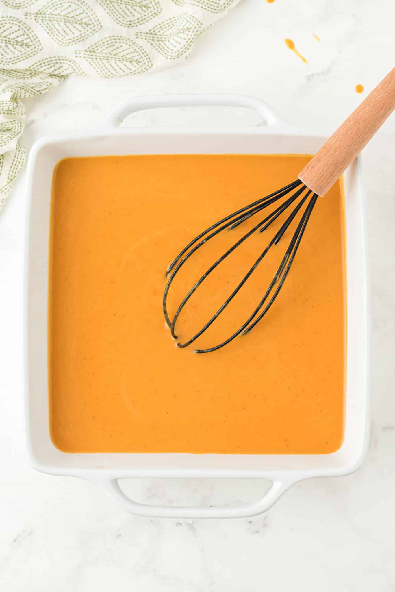 pumpkin pudding in a bowl