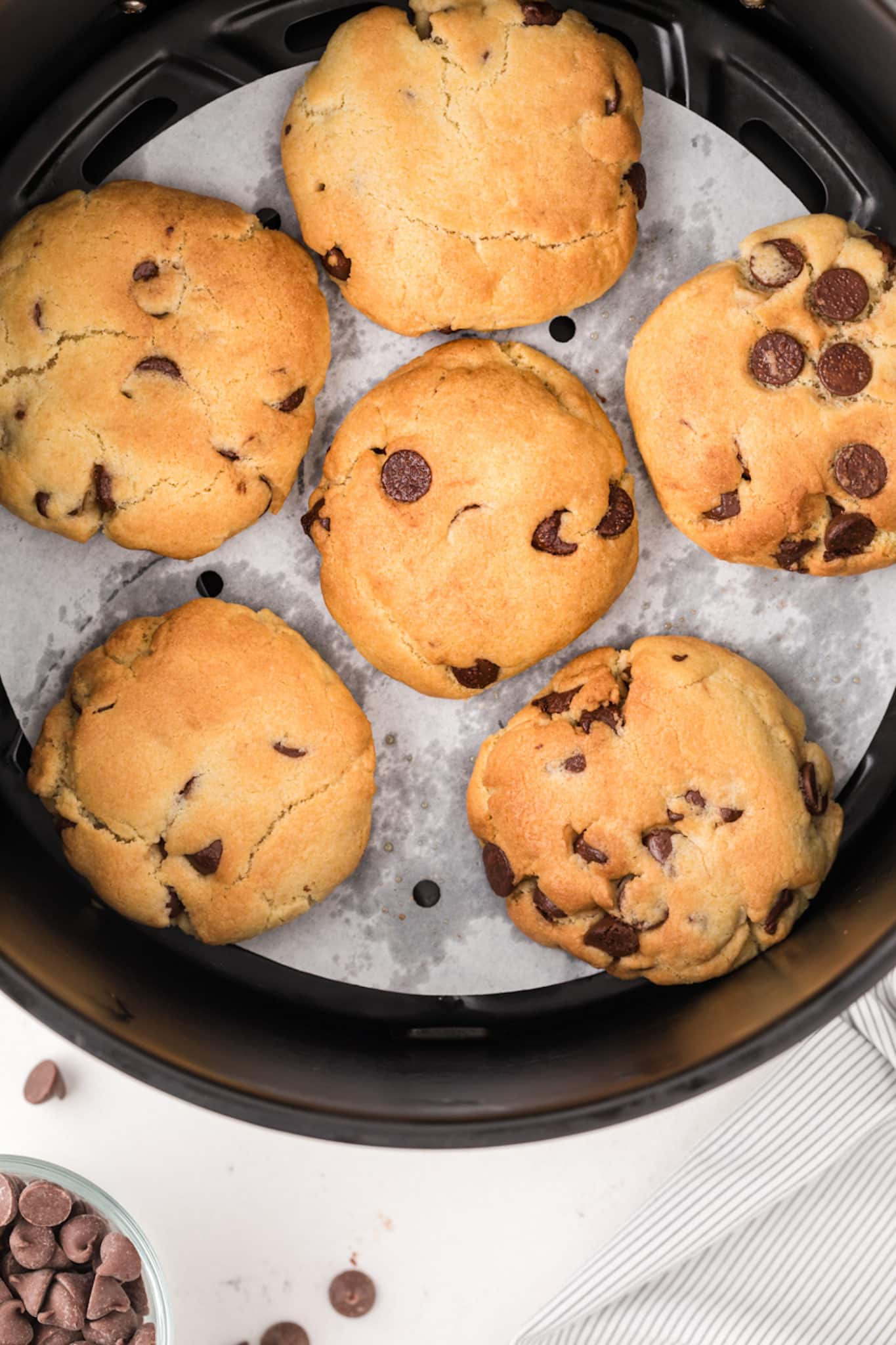 air fryer cookies done baking