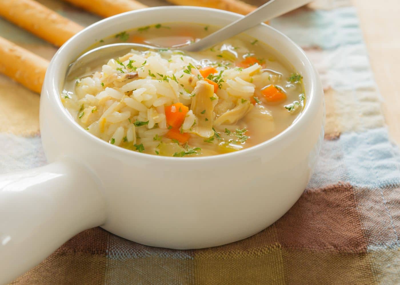 Instant Pot Chicken and Rice Soup - Pressure Cooker Chicken Rice Soup