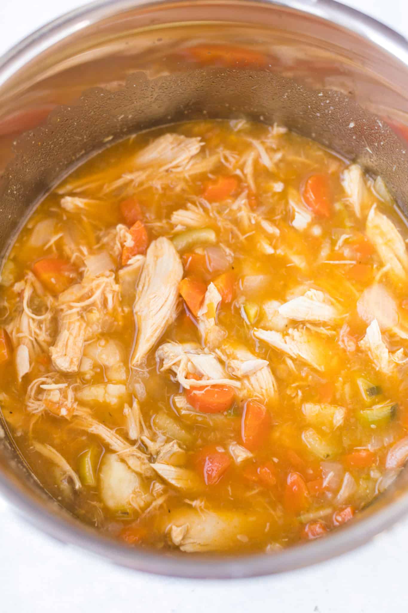 turkey soup inside instant pot