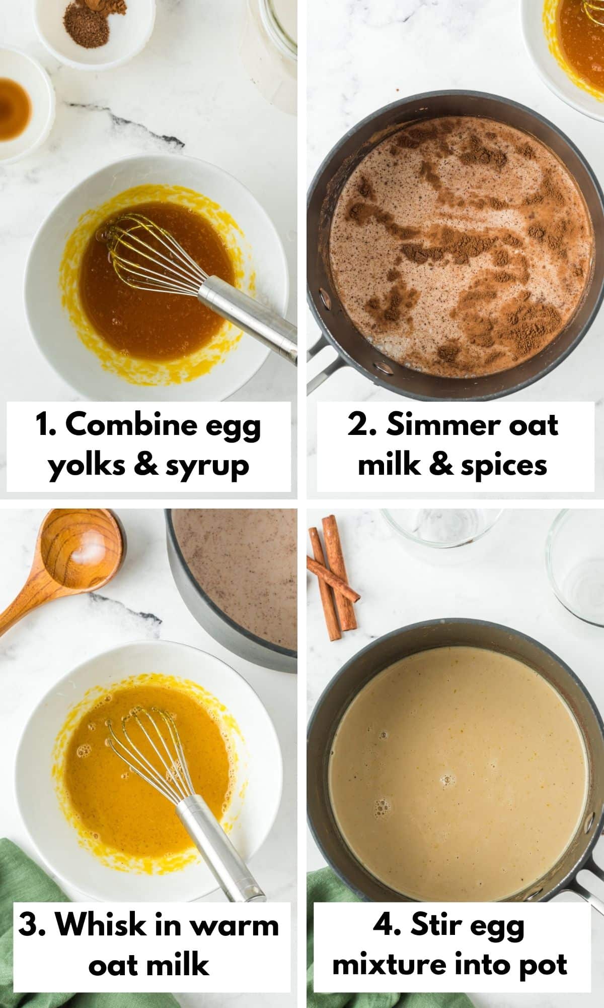 how to make dairy-free eggnog.