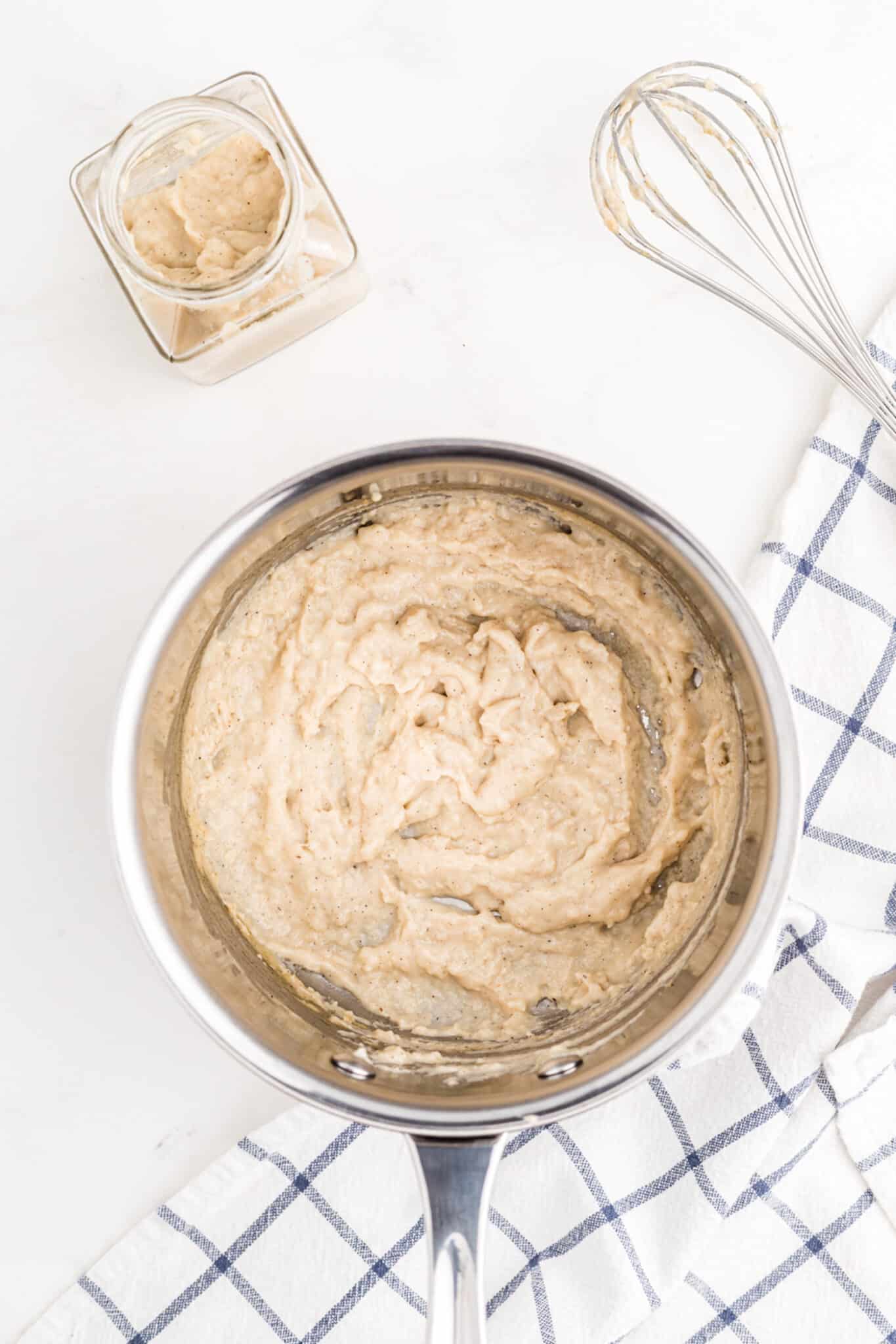 thickened ingredients for dairy-free cream of chicken soup.