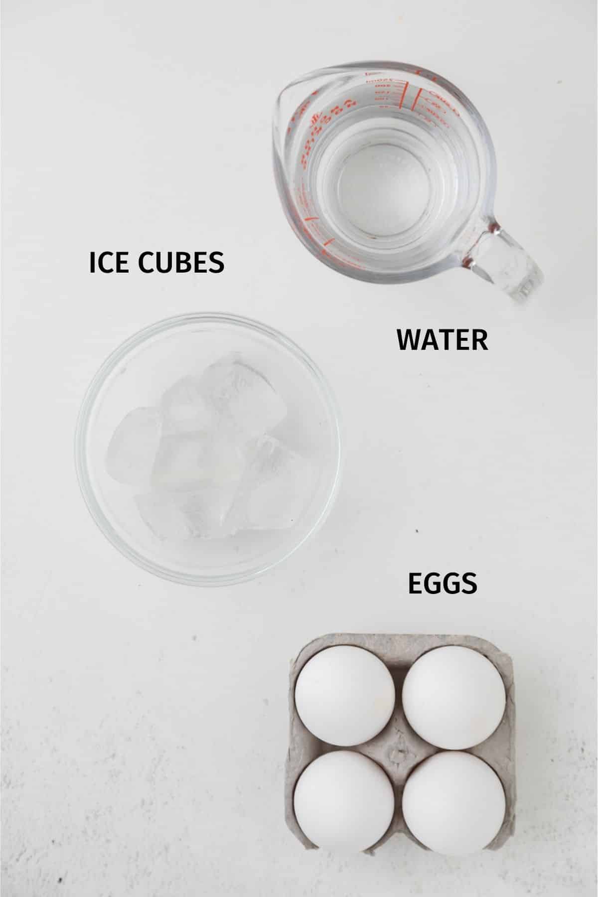 ingredients for soft boiled eggs