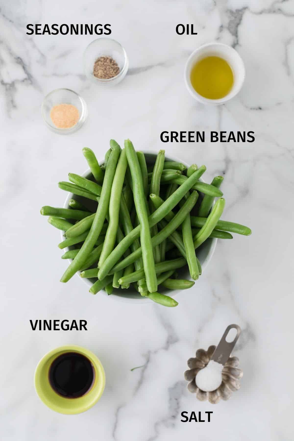 ingredients for air fryer green beans