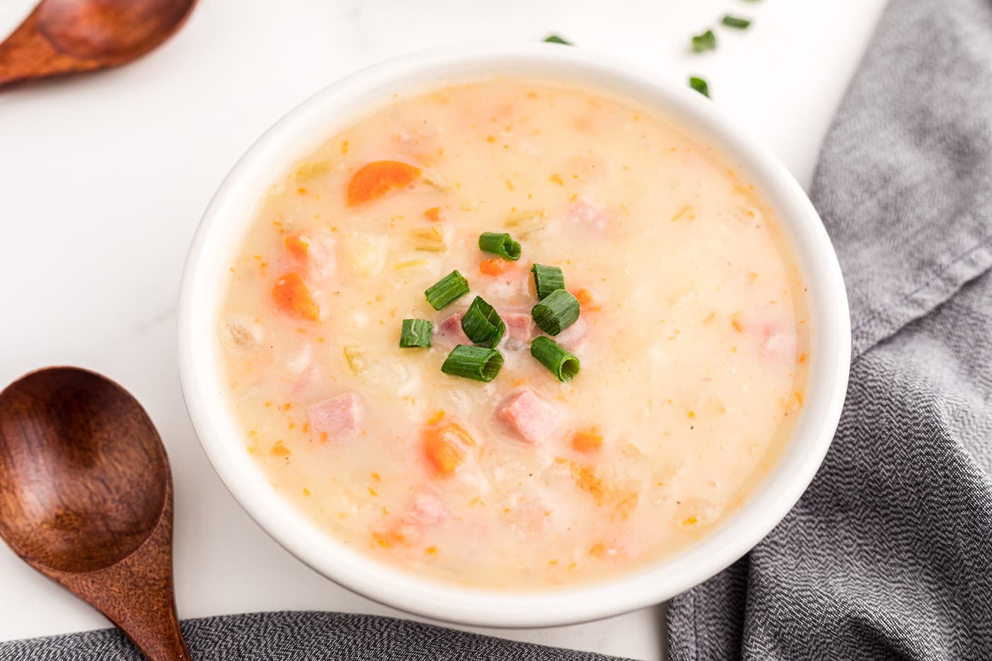 Slow cooker ham and potato soup discount