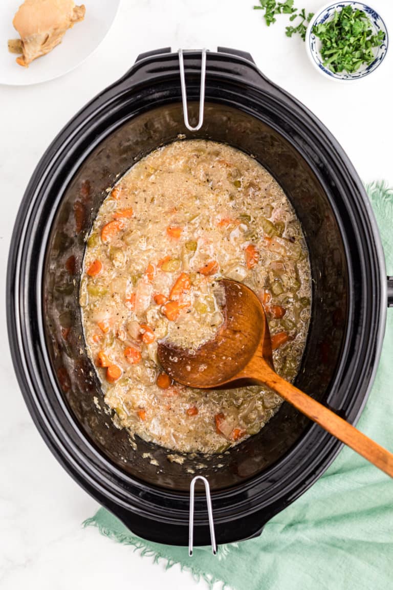 Slow Cooker Chicken and Quinoa Dinner - Clean Eating Kitchen