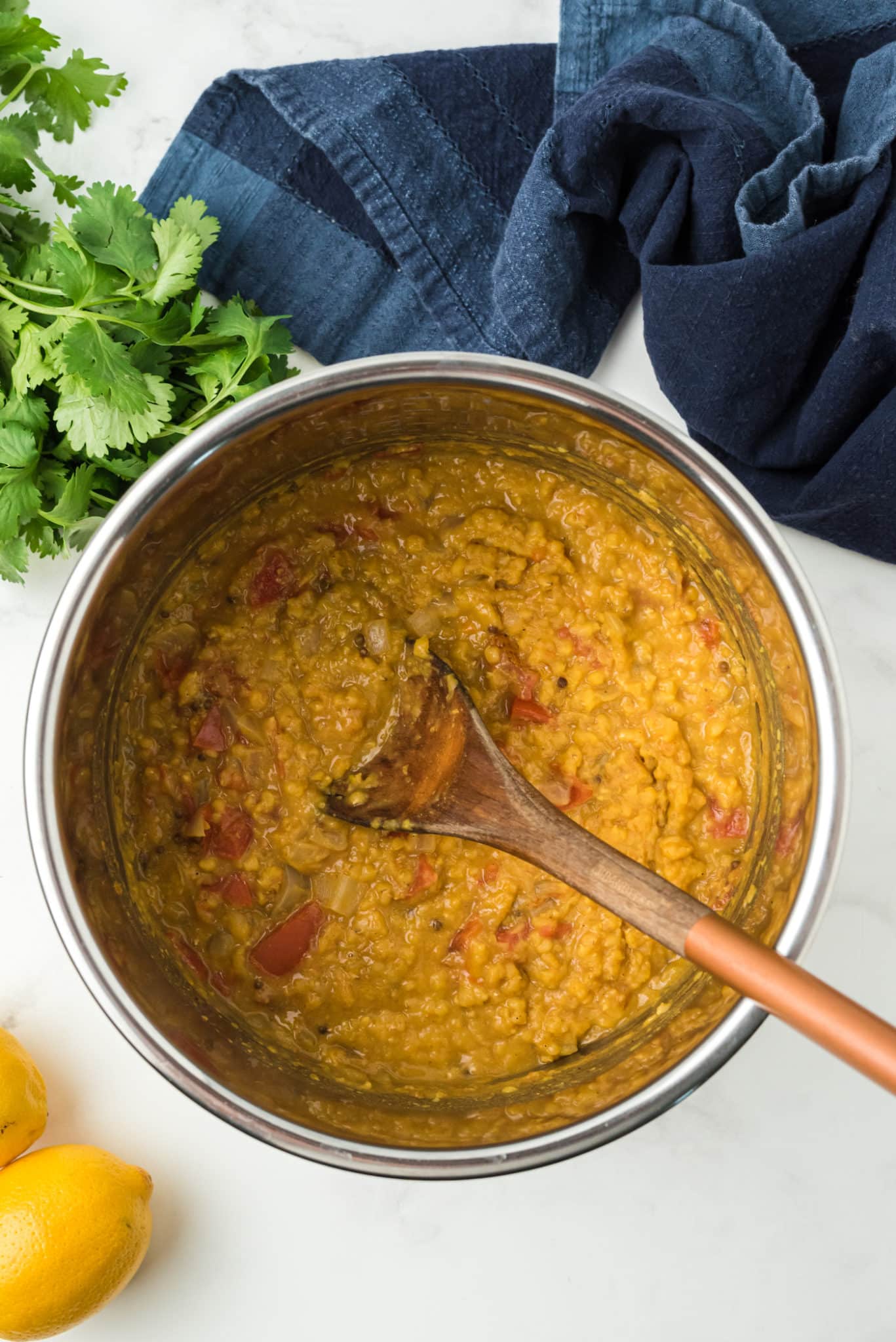 lentil dal in instant pot
