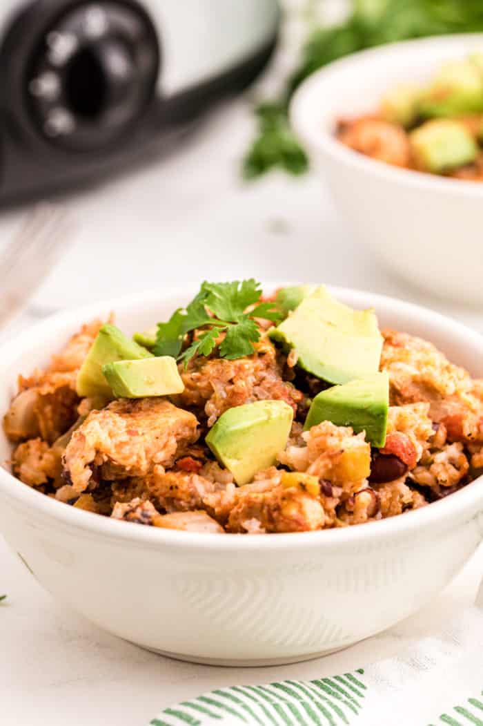 Crockpot Mexican Chicken and Rice - Clean Eating Kitchen