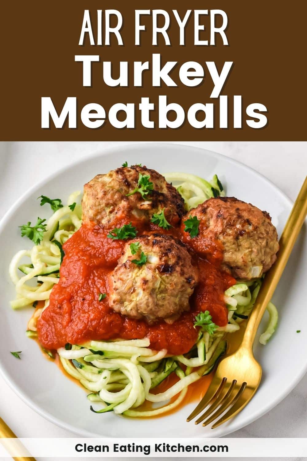 Air Fryer Turkey Meatballs Without Breadcrumbs - Clean Eating Kitchen