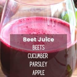 beet juice infographic.