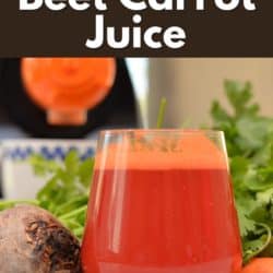 how to make beet carrot juice pin.