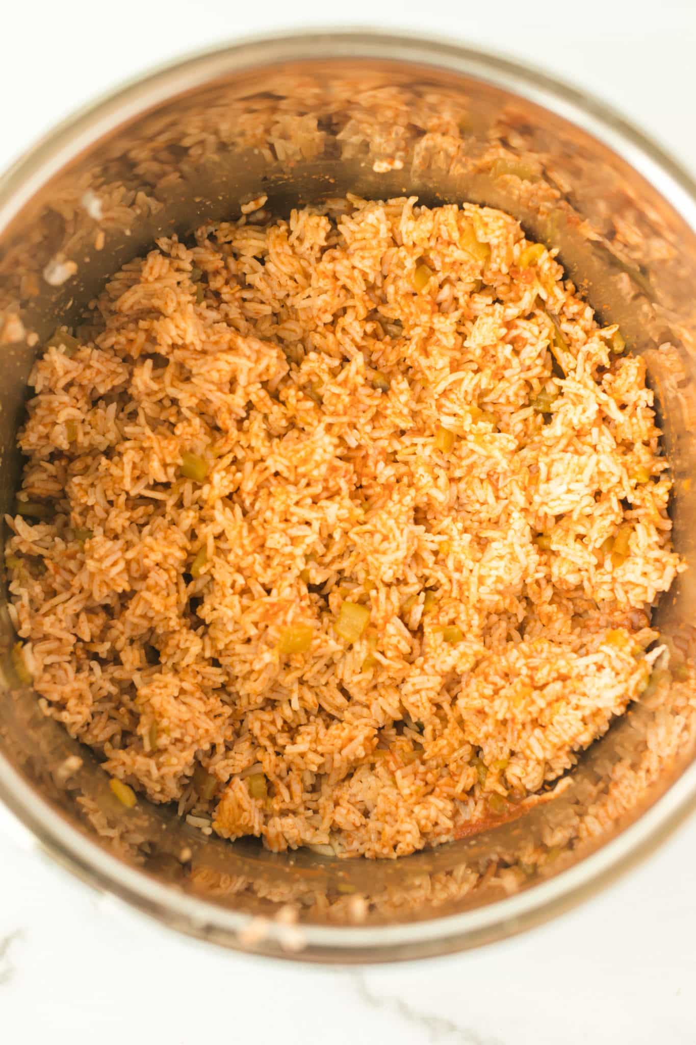 mexican rice cooked inside instant pot.