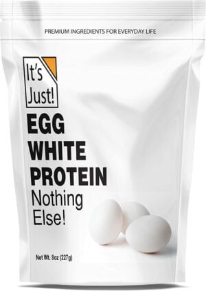 it's just egg white protein powder bag.