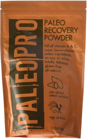 paleopro sweet potato powder in a bag.