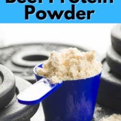 benefits of beef protein powder pin.