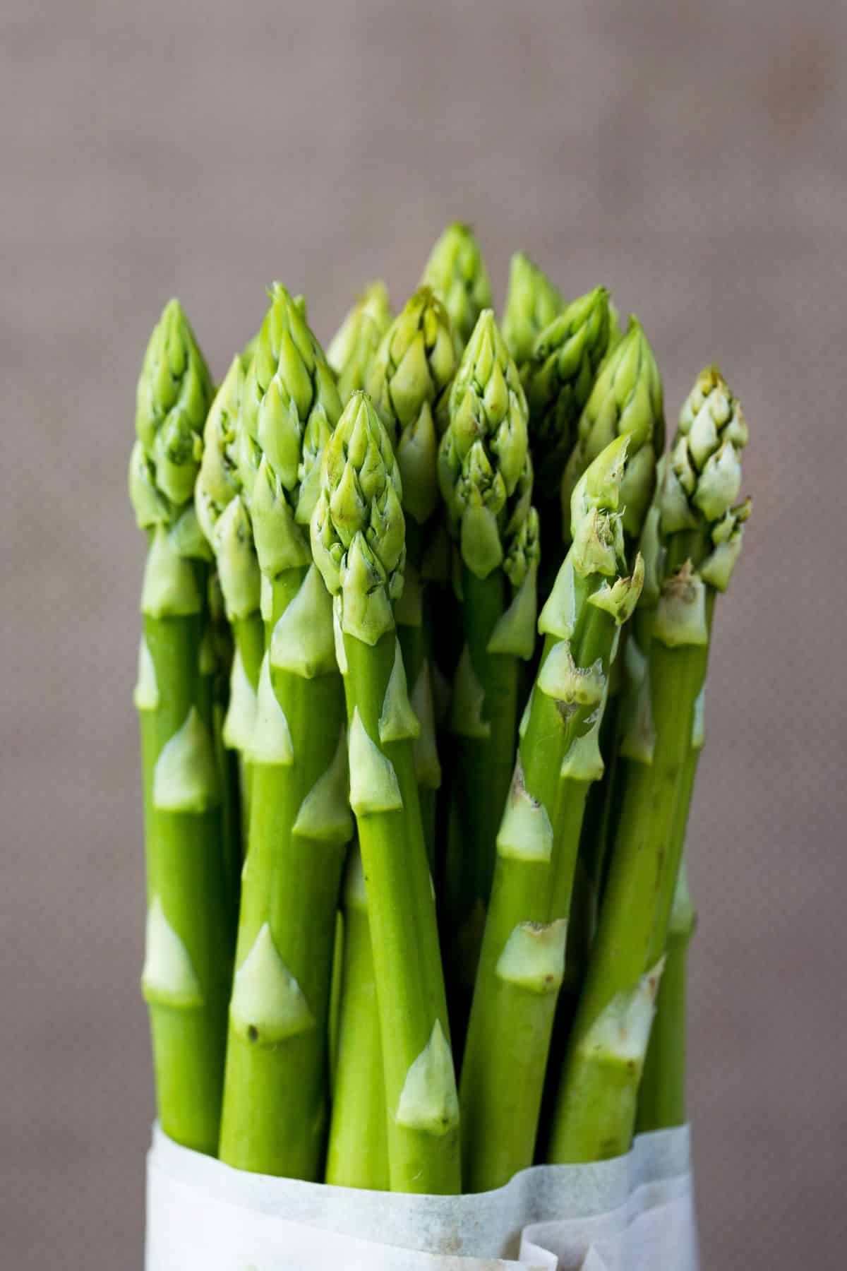 a bunch of asparagus.