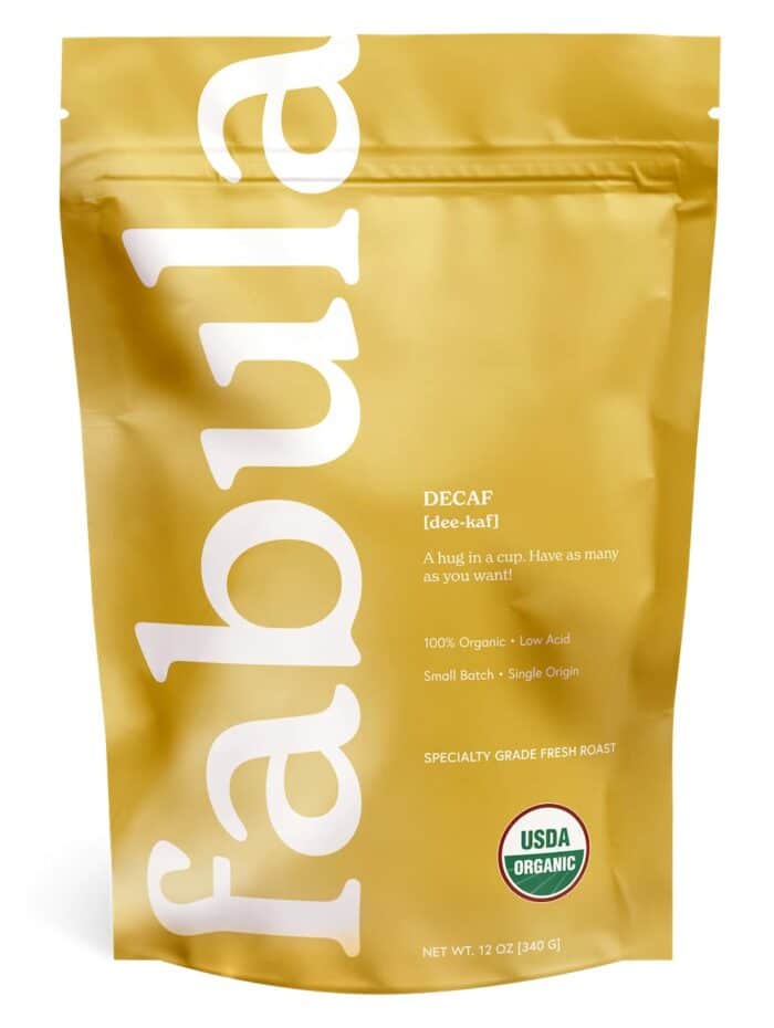 a bag of Fabula Coffee.