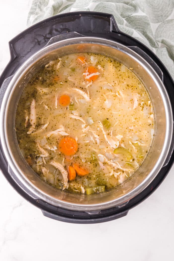 Turkey Vegetable Soup (Instant Pot or Stovetop)