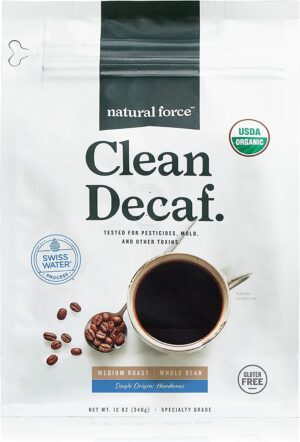 a bag of Natural Force coffee.