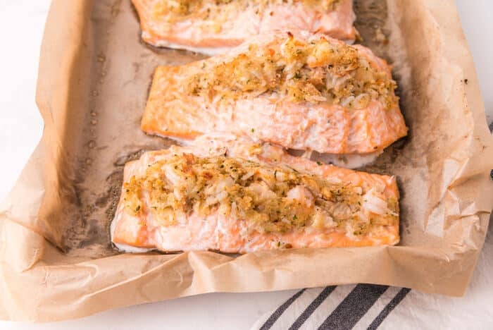 Costco Stuffed Salmon (Copycat Recipe) - Clean Eating Kitchen