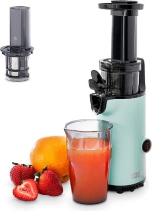 a Dash Deluxe Compact juicer.
