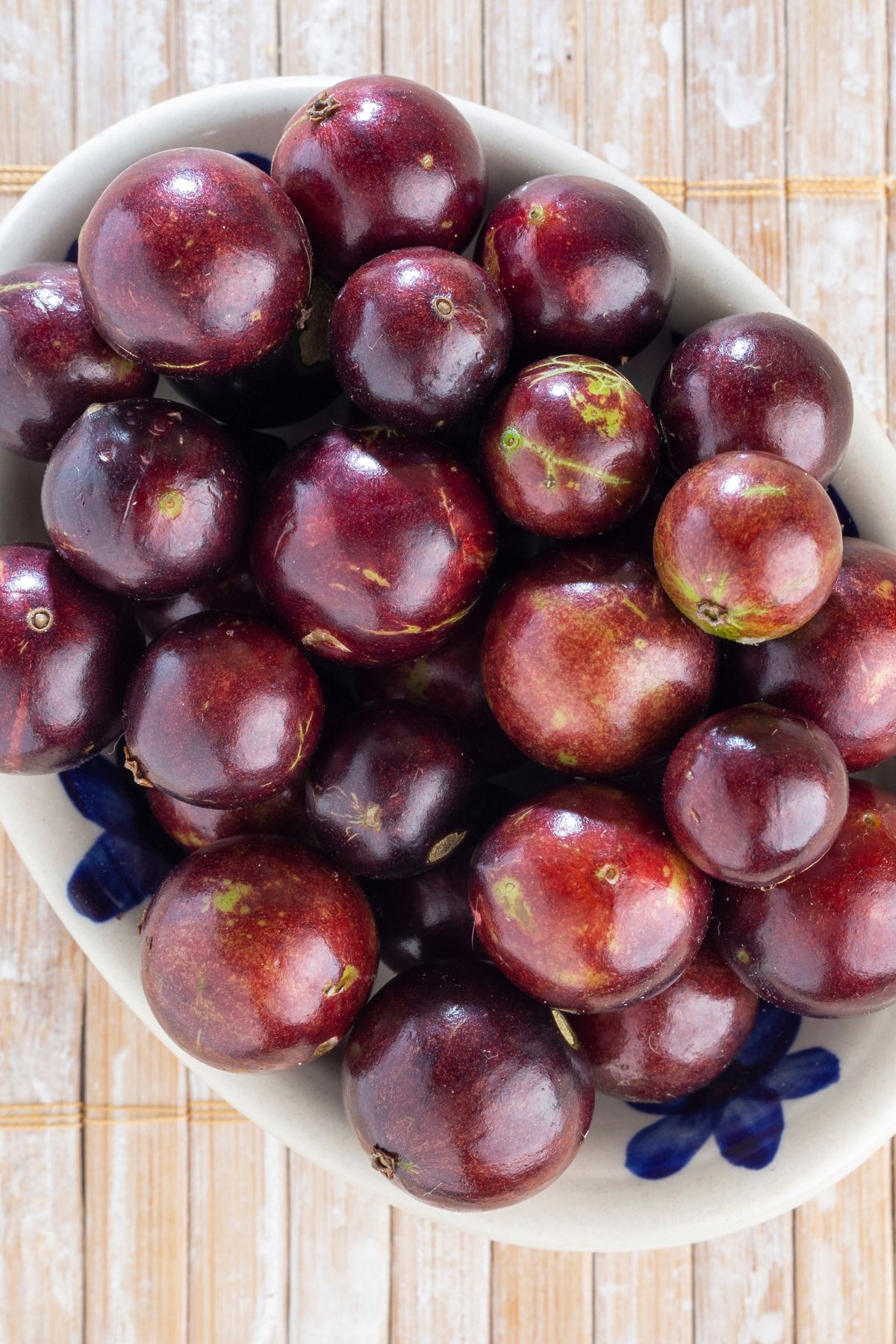 a bowl of Jaboticaba.