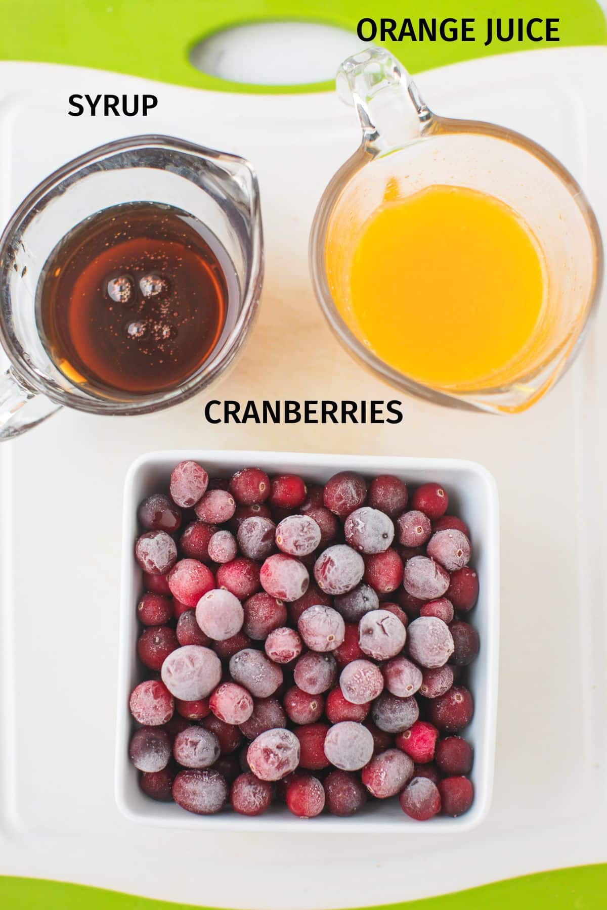 labeled photo for instant pot cranberry sauce.