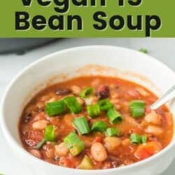instant pot vegan bean soup.