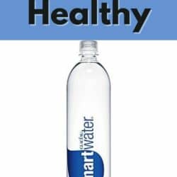 a bottle of Smart Water.